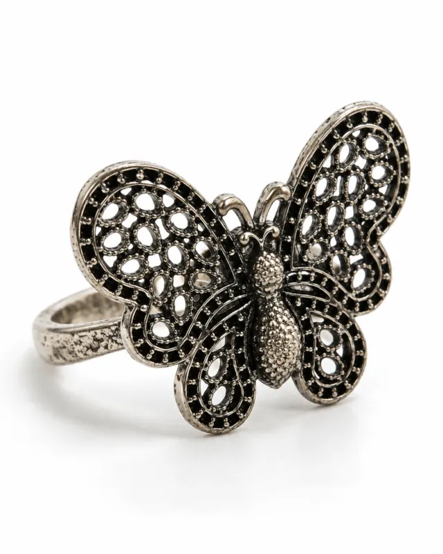 Butterfly Filigree Ring