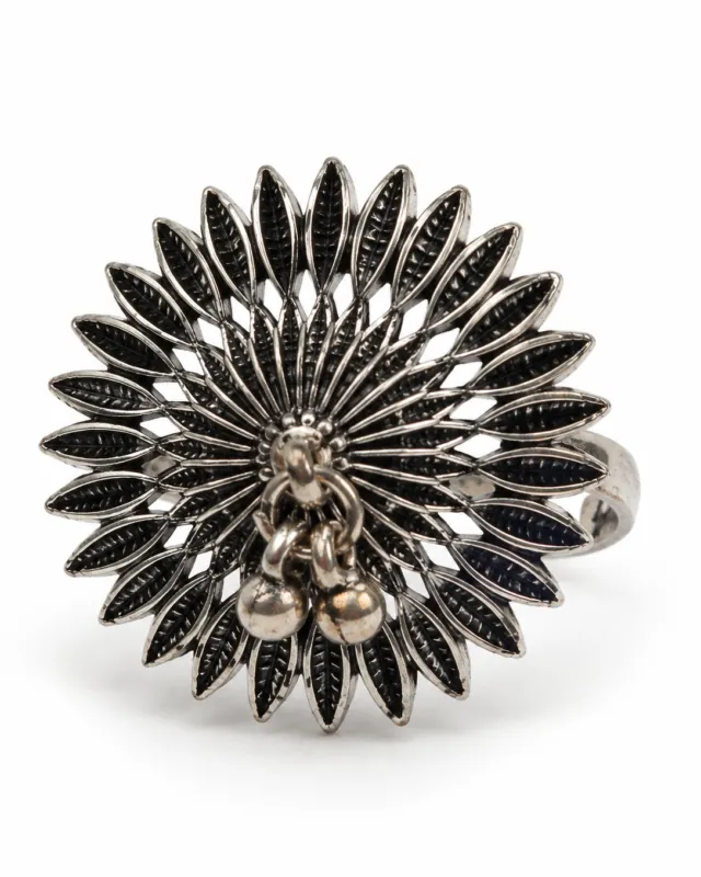 Sunburst Floral Ring