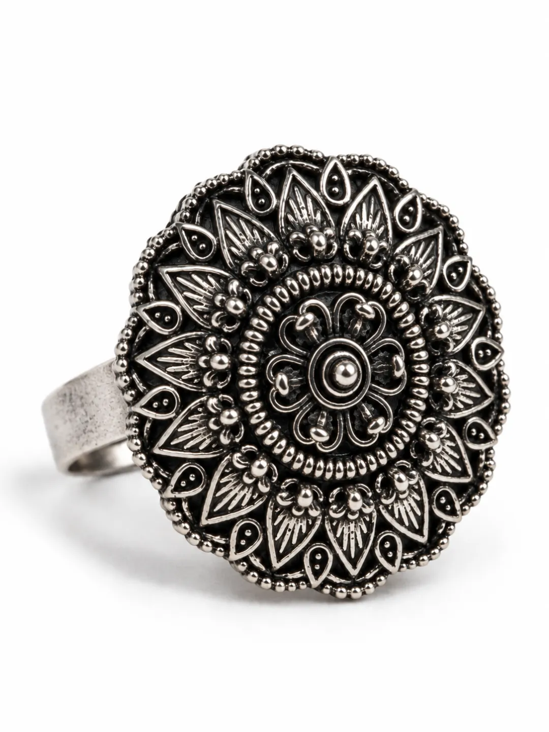 Floral Mandala Ring