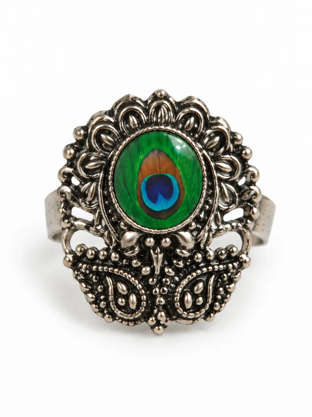Peacock Eye Statement Ring